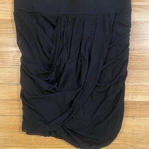Express Black Asymmetrical Women's Skirt